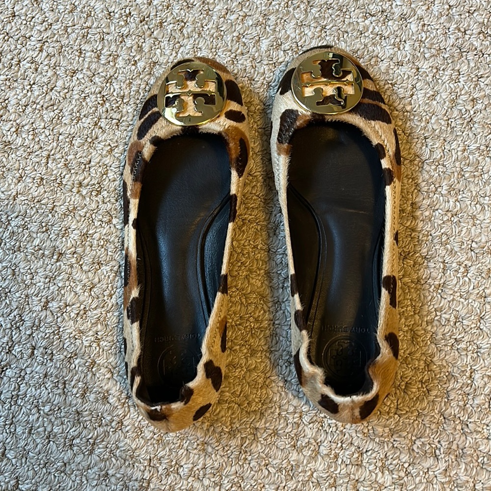 Tory Burch Leopard Print Flats